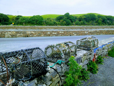 Lobster traps in Clew Bay, Ireland: photograph by Roberta Beary