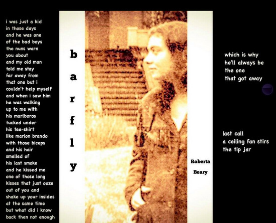 Barfly, ekphrastic haibun by Roberta Beary