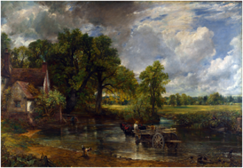 The Hay Wain: 1821 painting by John Constable