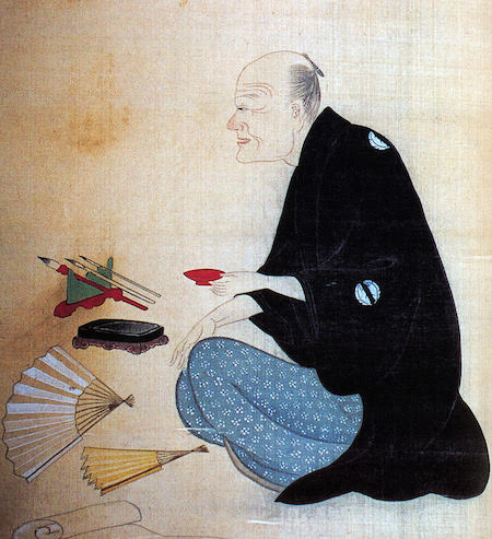 Portrait of Japanese Poet and Fiction Writer Ota Nampo, by Chobunsai Eishi