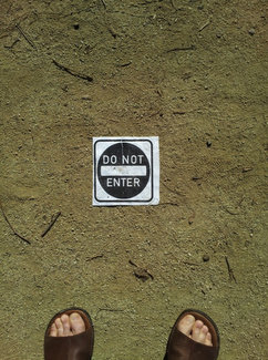 Do Not Enter: photograph by Jack Cooper