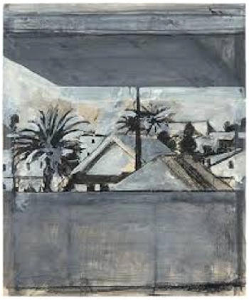 View from Studio, Ocean Park: 1969 drawing by Richard Diebenkorn