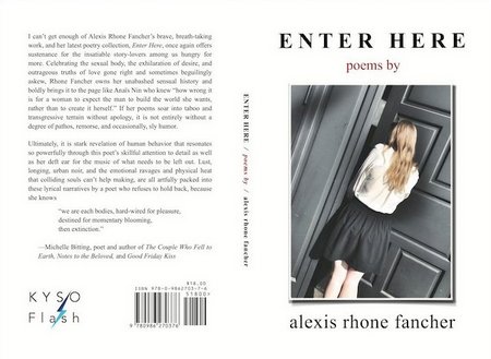 Full cover of Enter Here, poems by Alexis Rhone Fancher