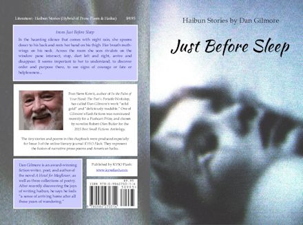 Cover of Just Before Sleep, haibun stories by Dan Gilmore