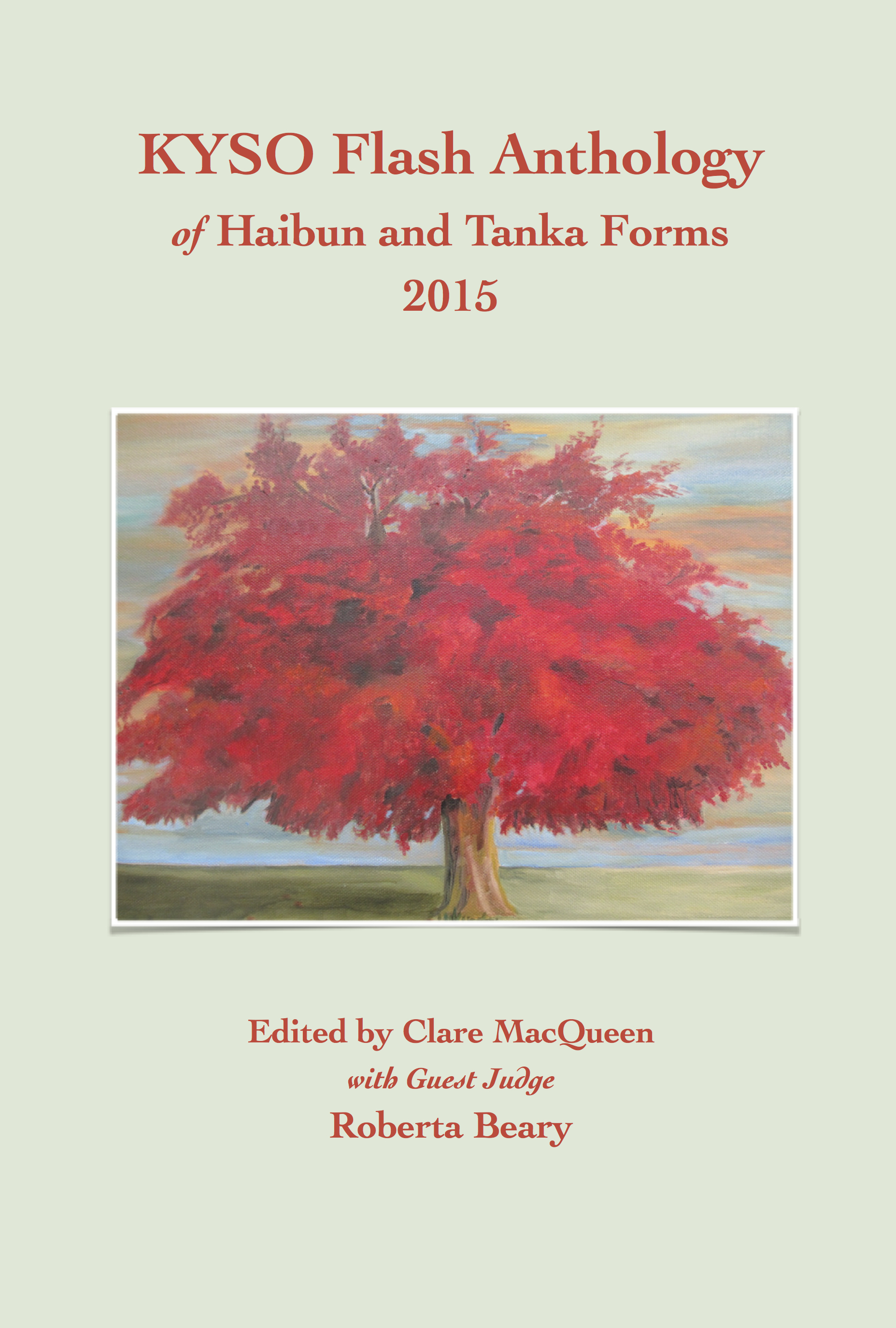 Cover of KYSO Flash Anthology of Haibun and Tanka Forms 2015