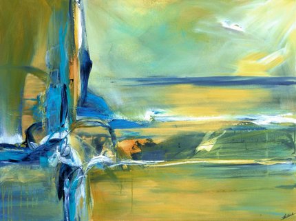 Painting by Sheryl Holland: Ocean of Ki