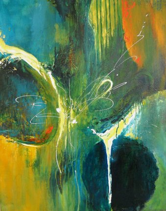 Painting by Sheryl Holland: Musical Spheres