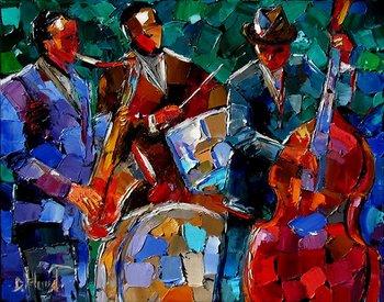 Jazz Garden, painting by Debra Hurd