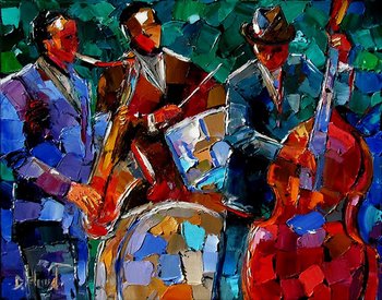 Jazz Garden, painting by Debra Hurd