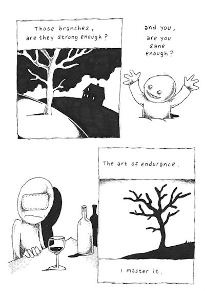 Those Branches (Panel 2 of 8), drawings by Janne Karlsson