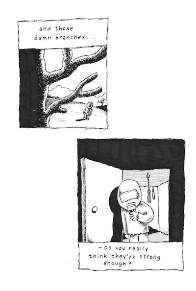 Those Branches (Panel 8 of 8), drawings by Janne Karlsson