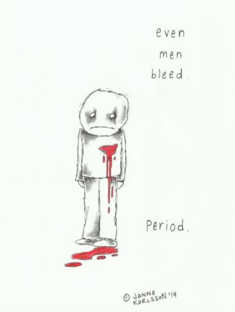 Even Men Bleed by Janne Karlsson