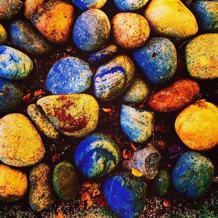 Untitled close-up photograph of stones (October 2015) by Devi S. Laskar