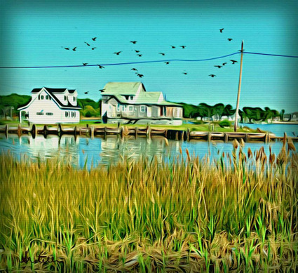 Digital art: Hooper’s Island, by Alexis Rotella