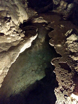 Photograph: Cavern pool (Carlsbad Caverns, New Mexico) by Cindy L. Sheppard