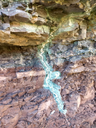 Photograph: Copper vein (Canyonlands National Park, Utah) by Cindy L. Sheppard