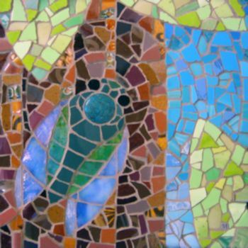 Cicada, fine-art mosaic by Michael Sweere