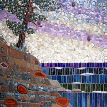Gichigami, fine-art mosaic by Michael Sweere