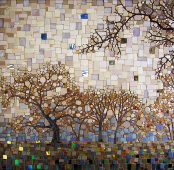 Haunted, fine-art mosaic by Michael Sweere