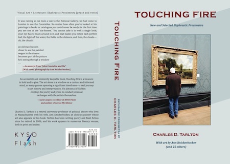 Full cover of Touching Fire, ekphrastic prosimetra by Charles D. Tarlton