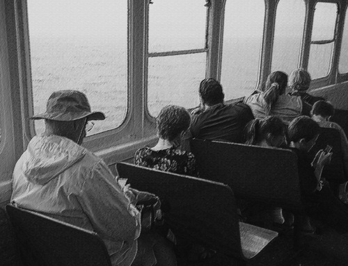 Photograph, Ferry Crossing to Vinalhaven, by Christopher Woods