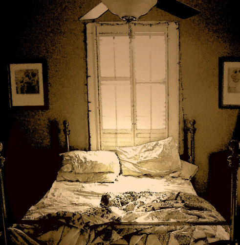 Photograph, The Sunlit Sheets, by Christopher Woods